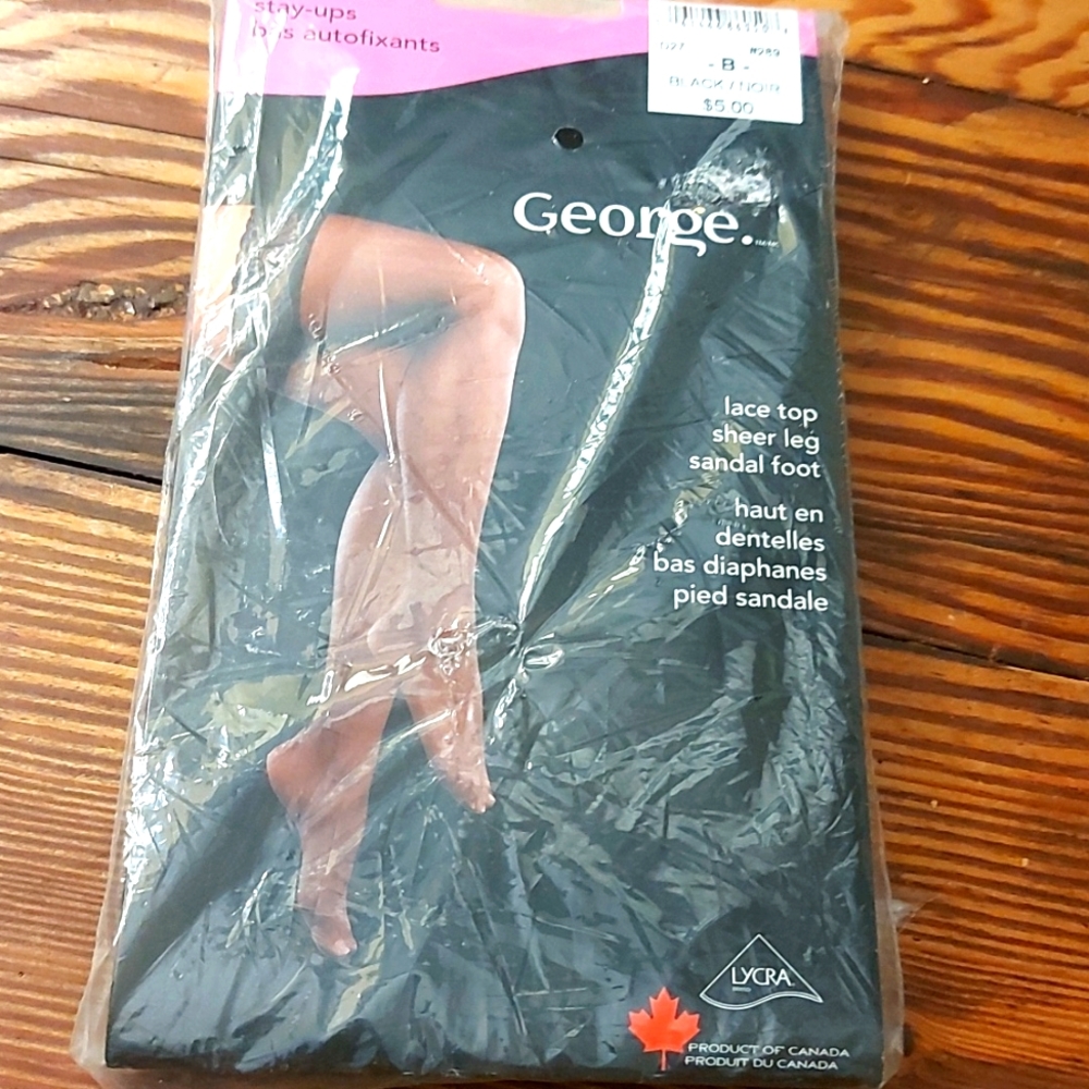 George Black Stay Ups NWT